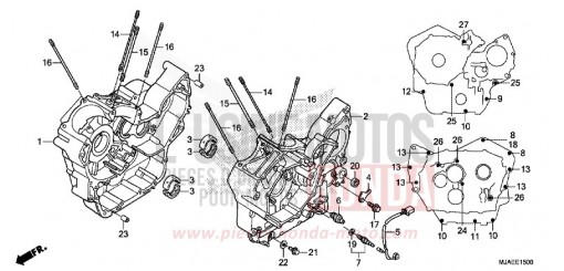 CRANKCASE (VT750CS/C2B/C2S/C) VT750C2BE de 2014